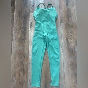 Peachybunz peachy bunz Green One-Piece Active Jumpsuit size large